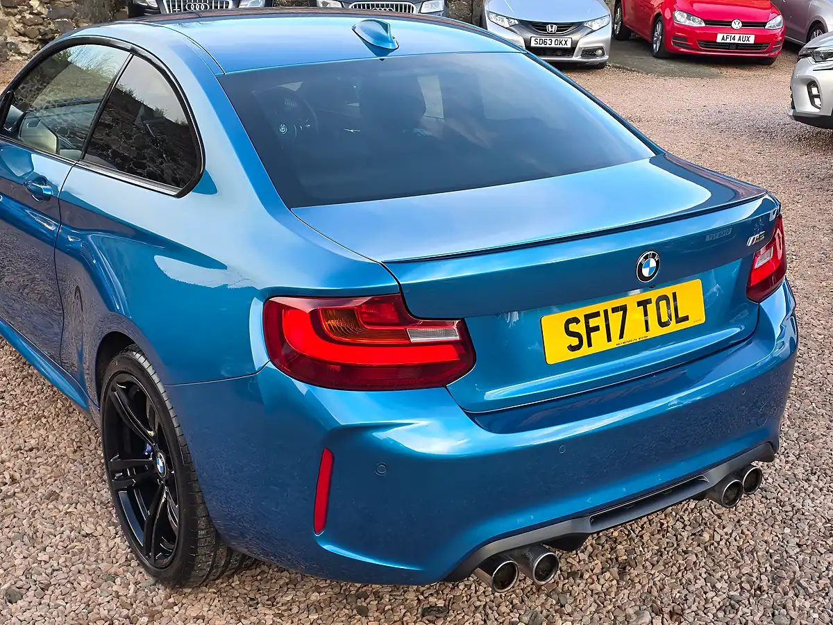 Used 2017 BMW M2 Coupe Long Beach Blue Metallic - Interior and Exterior details 17