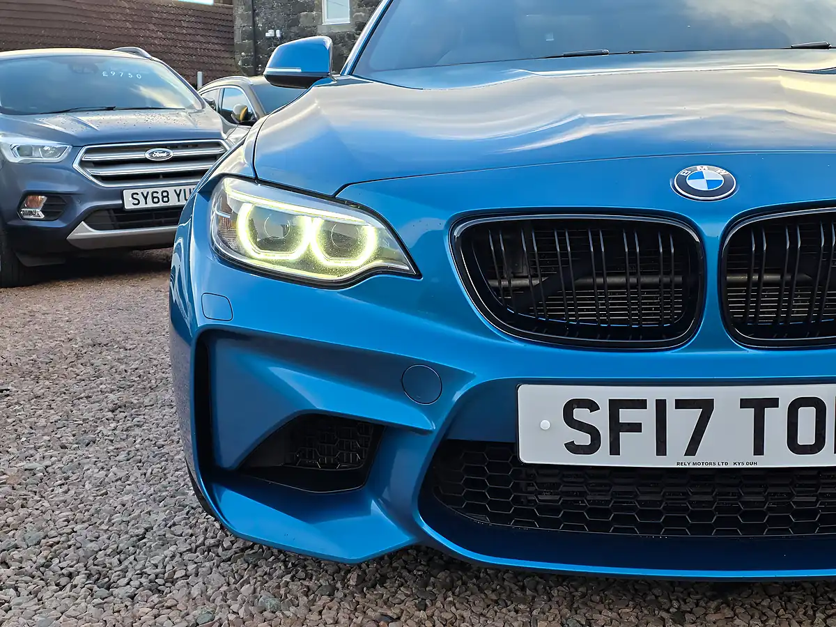 Used 2017 BMW M2 Coupe Long Beach Blue Metallic - Interior and Exterior details 4