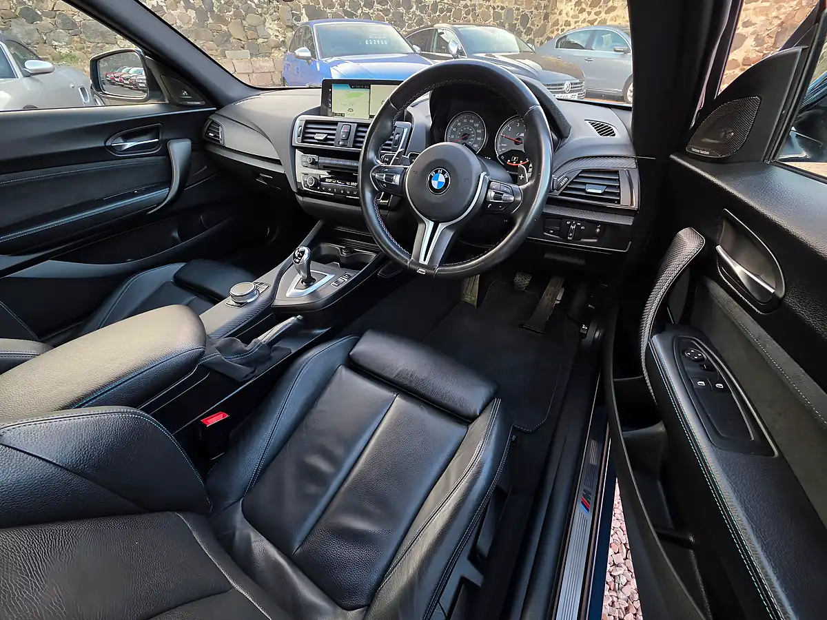 Used 2017 BMW M2 Coupe Long Beach Blue Metallic - Interior and Exterior details 7