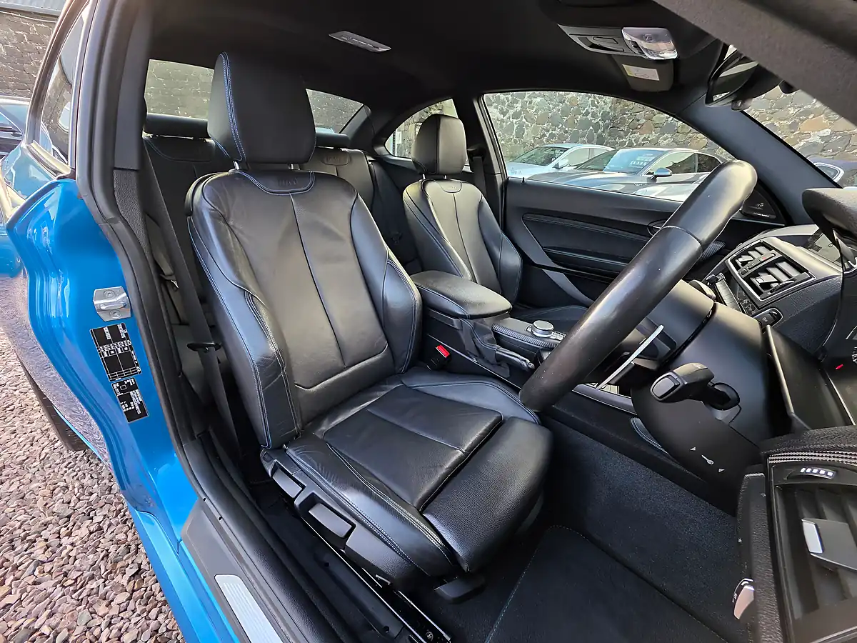 Used 2017 BMW M2 Coupe Long Beach Blue Metallic - Interior and Exterior details 8