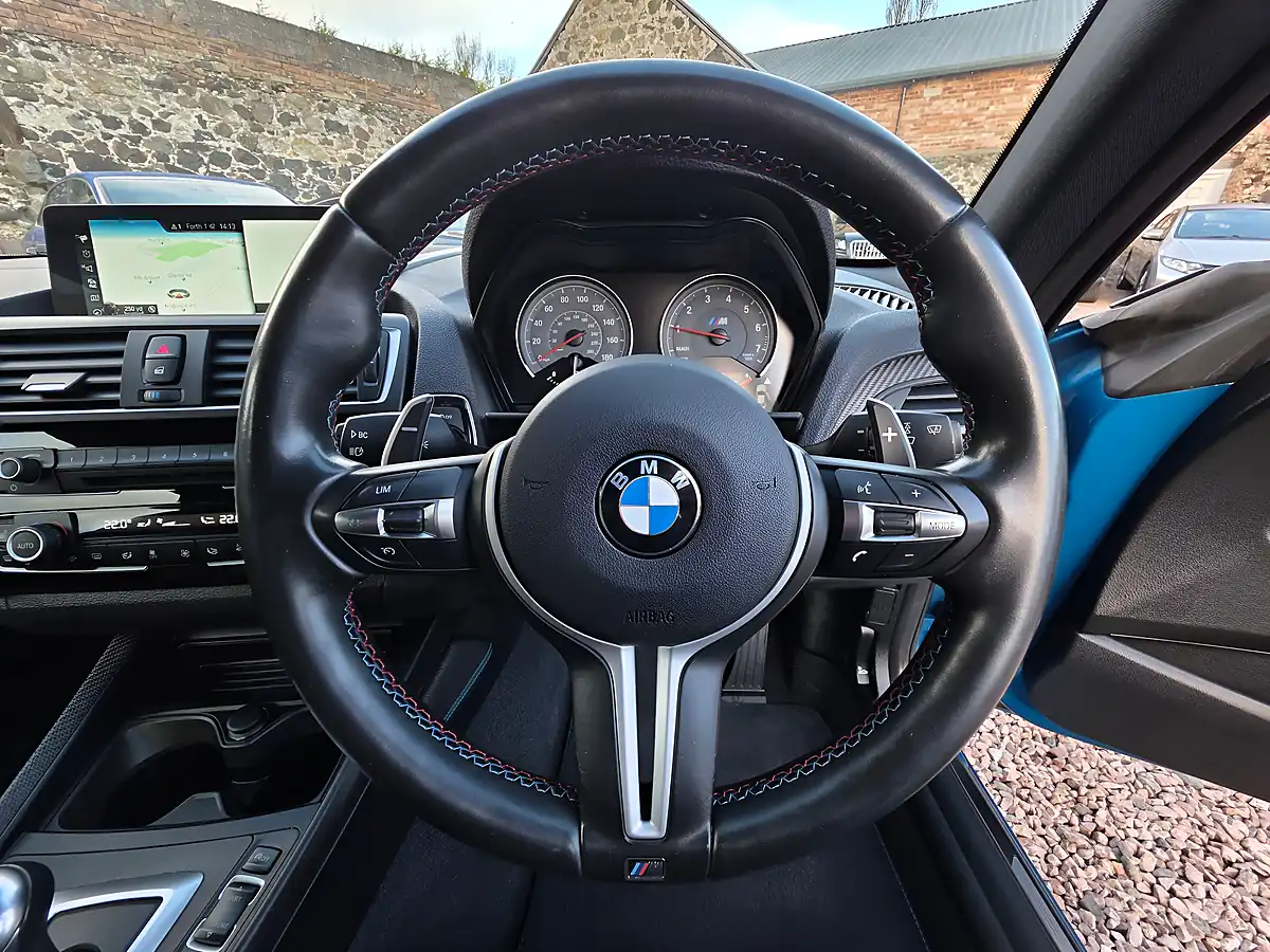 Used 2017 BMW M2 Coupe Long Beach Blue Metallic - Interior and Exterior details 9