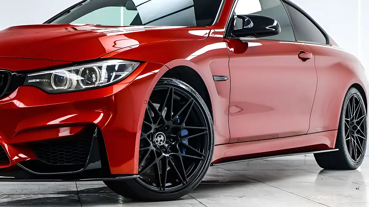 Used 2017 BMW M4 Coupe Orange - Interior and Exterior details 11