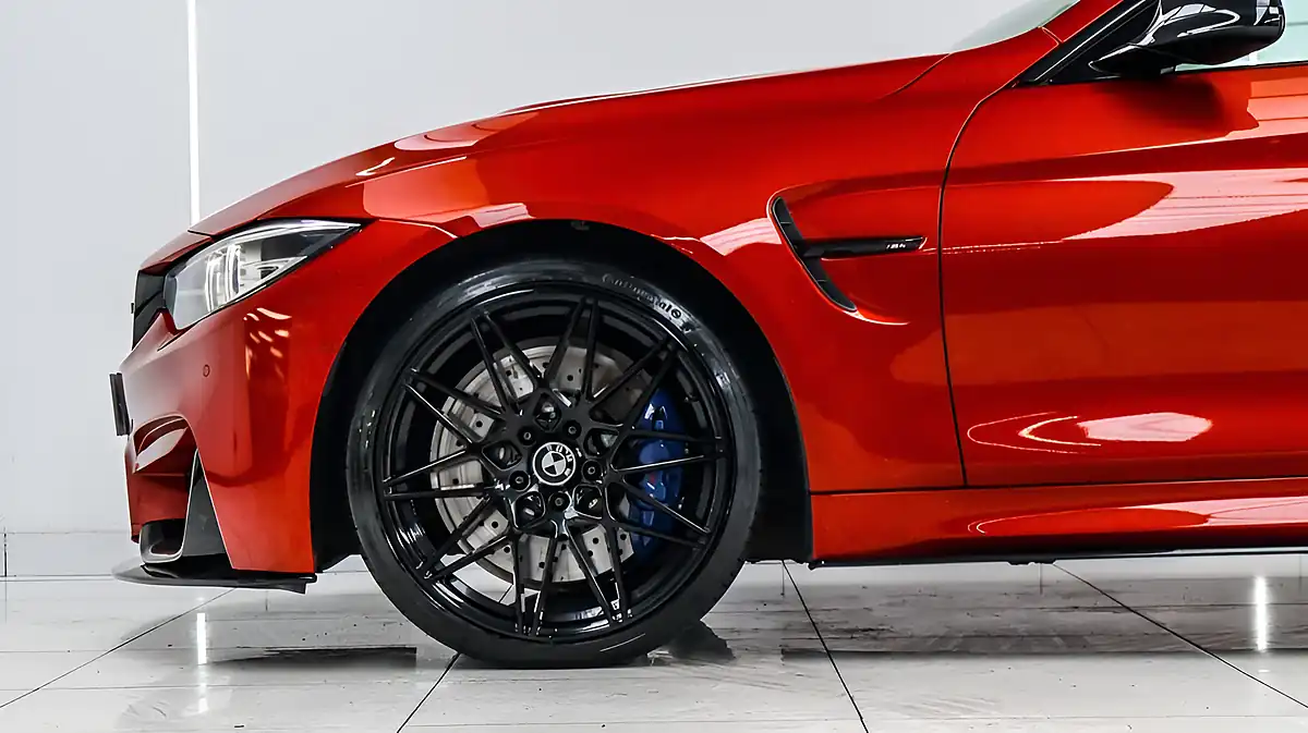 Used 2017 BMW M4 Coupe Orange - Interior and Exterior details 12