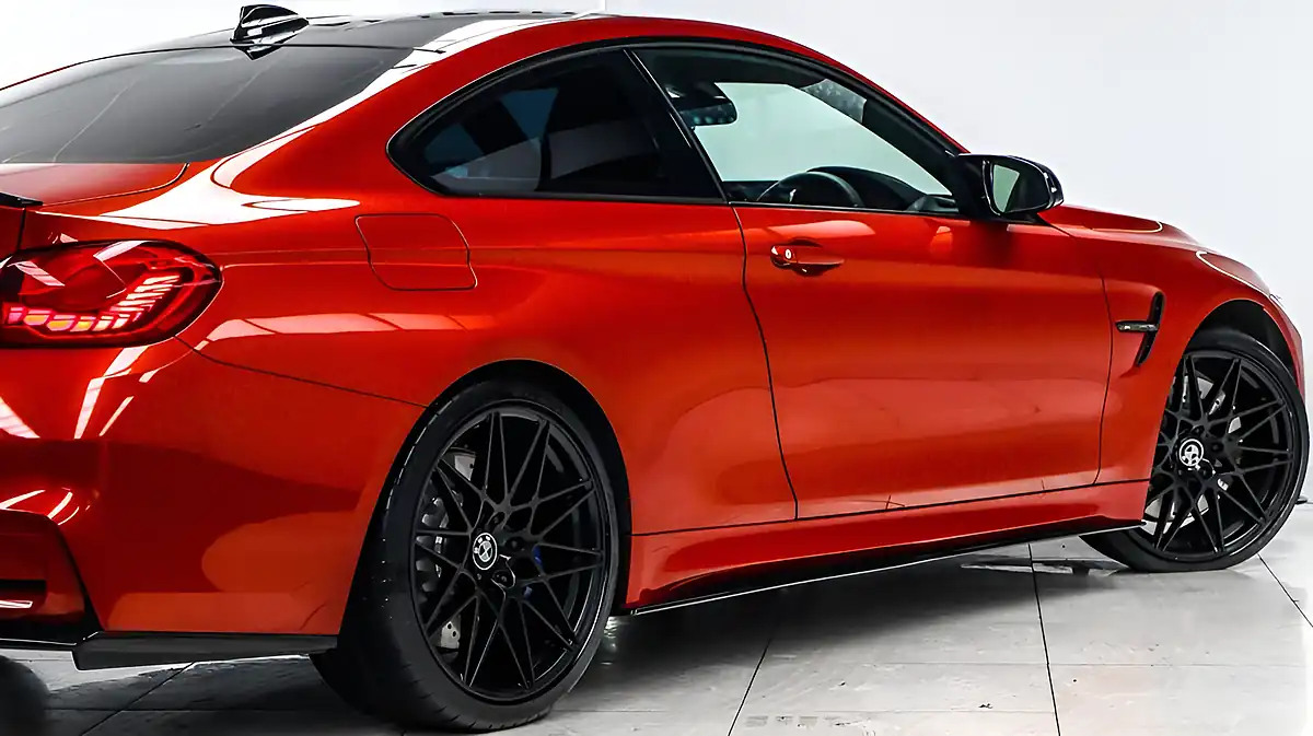 Used 2017 BMW M4 Coupe Orange - Interior and Exterior details 16