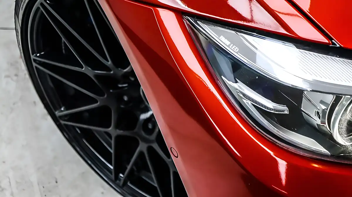 Used 2017 BMW M4 Coupe Orange - Interior and Exterior details 5