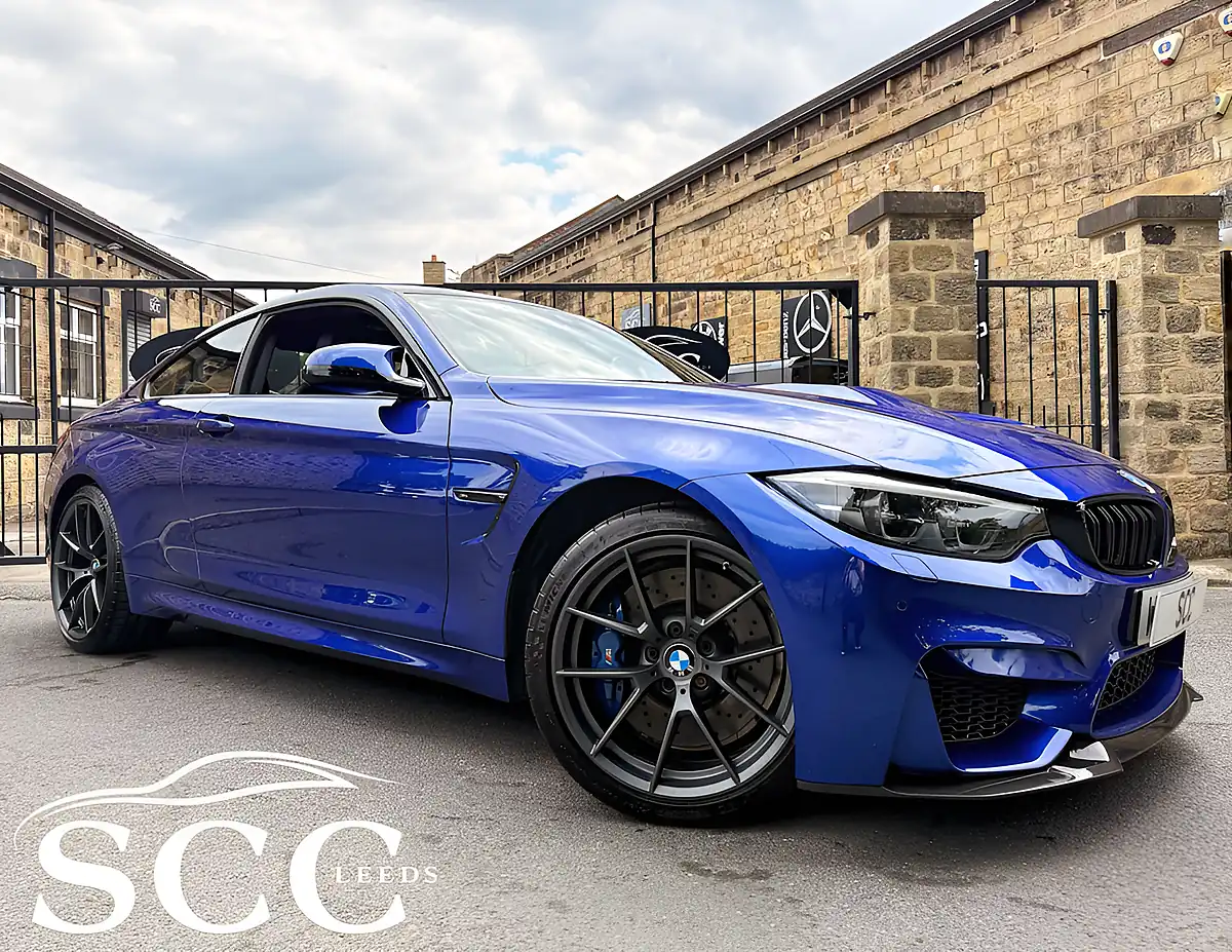 Used 2017 BMW M4 Cs San Marino Blue - Front View