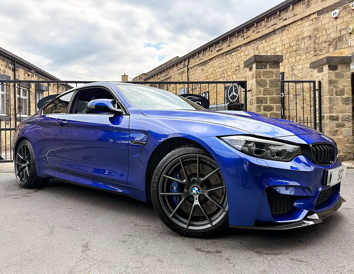 Used 2017 BMW M4 Cs San Marino Blue - Interior and Exterior details 10