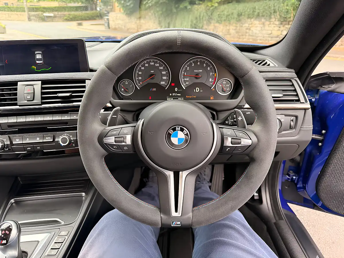 Used 2017 BMW M4 Cs San Marino Blue - Interior and Exterior details 19