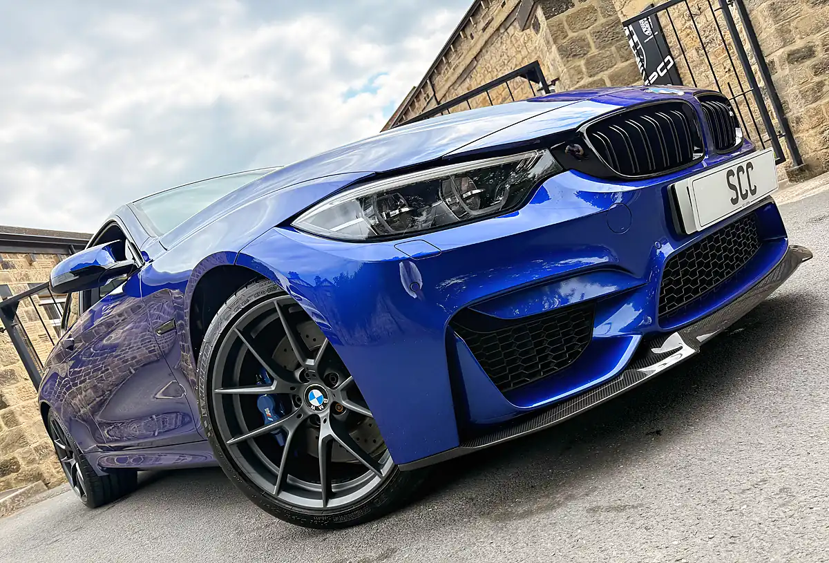 Used 2017 BMW M4 Cs San Marino Blue - Interior and Exterior details 3