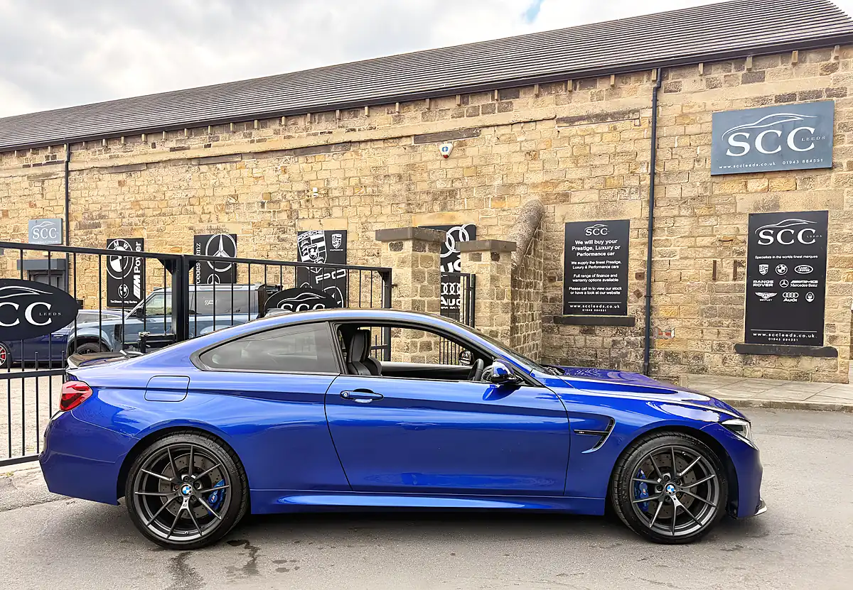 Used 2017 BMW M4 Cs San Marino Blue - Interior and Exterior details 5