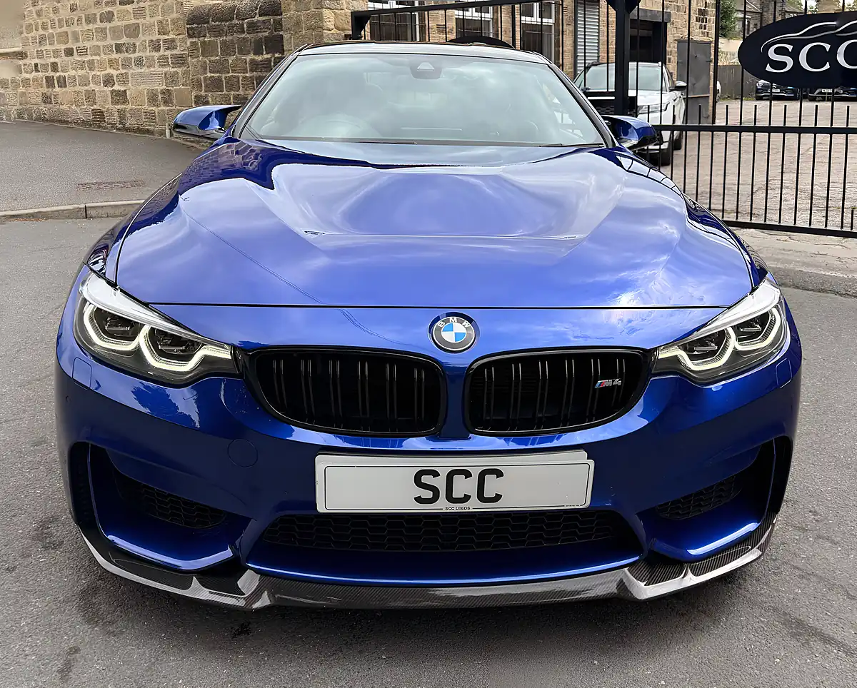 Used 2017 BMW M4 Cs San Marino Blue - Interior and Exterior details 6