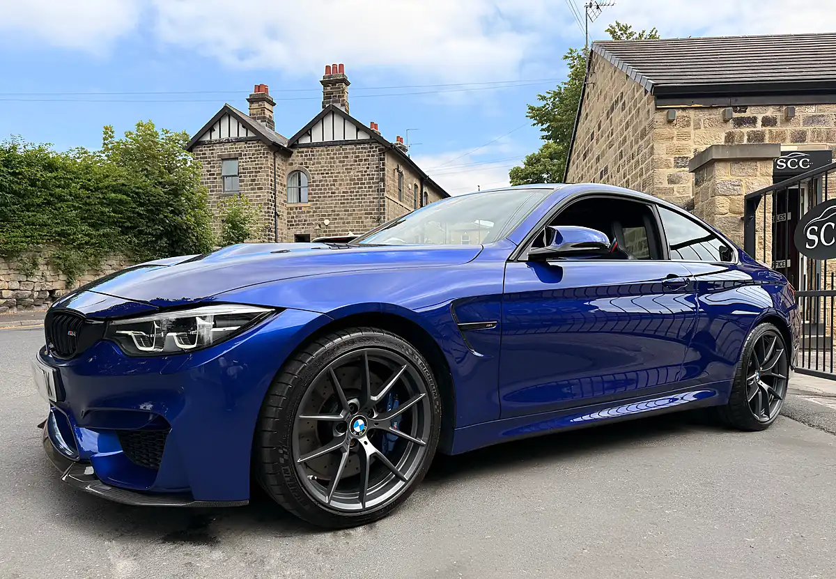 Used 2017 BMW M4 Cs San Marino Blue - Interior and Exterior details 7