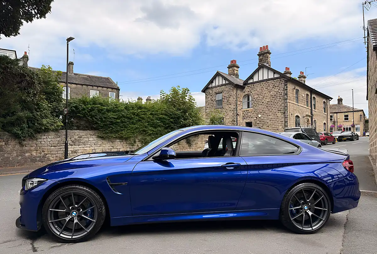 Used 2017 BMW M4 Cs San Marino Blue - Interior and Exterior details 8