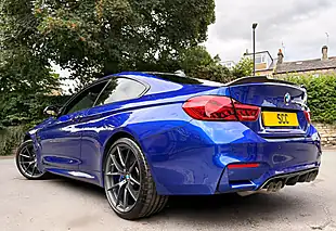 Used 2017 BMW M4 Cs San Marino Blue - Interior and Exterior details 9