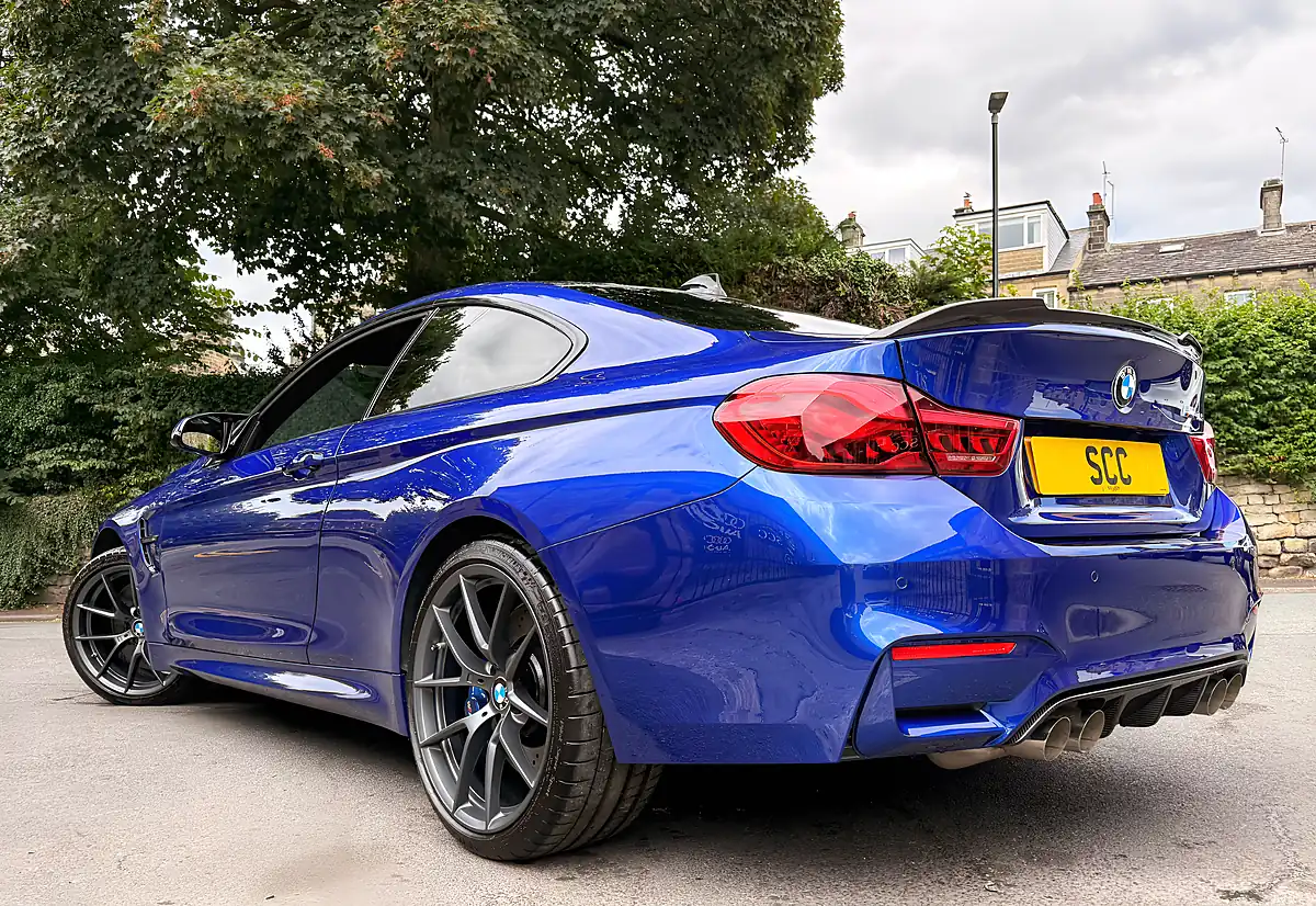 Used 2017 BMW M4 Cs San Marino Blue - Interior and Exterior details 9
