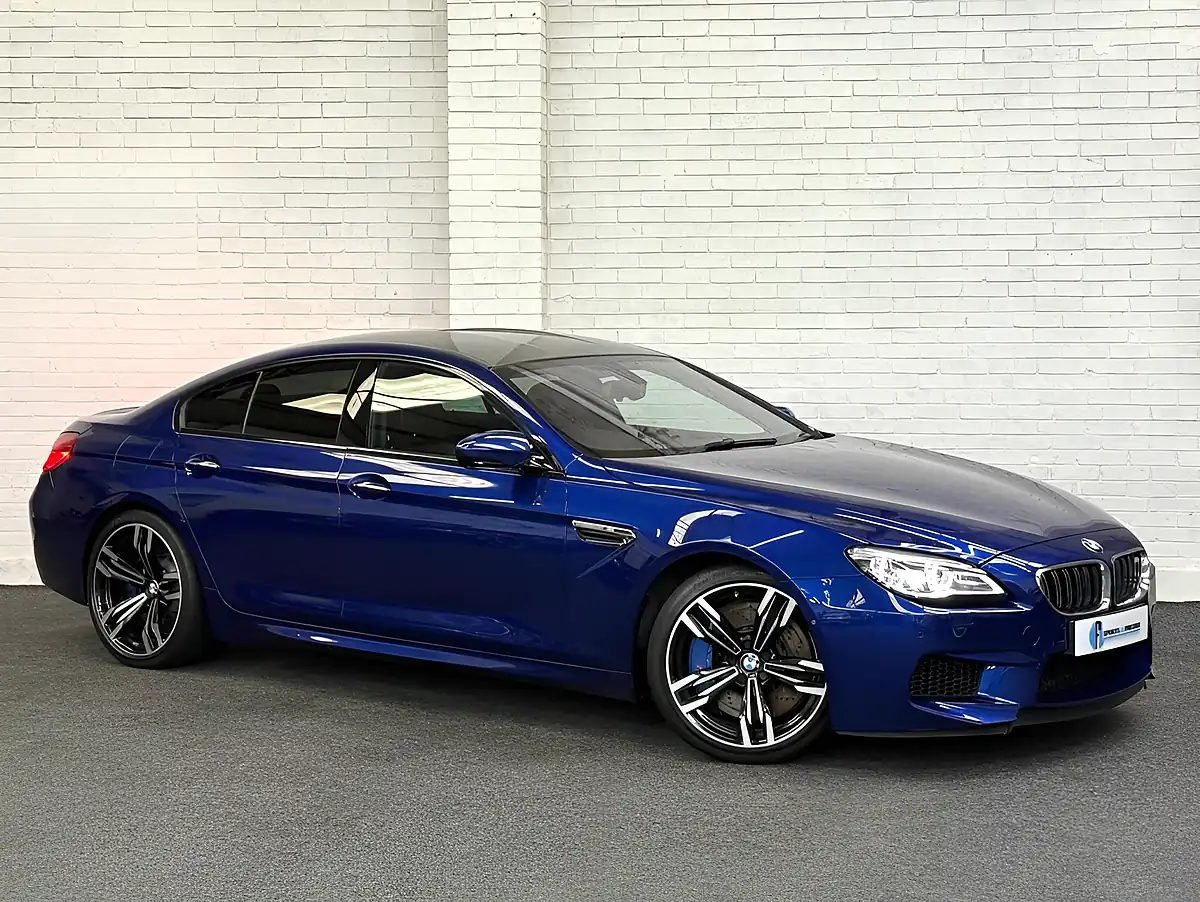 Used 2017 BMW M6 Gran Coupe Gran Coupe San Marino Blue - Front View