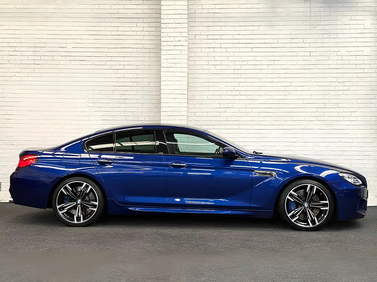 Used 2017 BMW M6 Gran Coupe Gran Coupe San Marino Blue - Interior and Exterior details 2