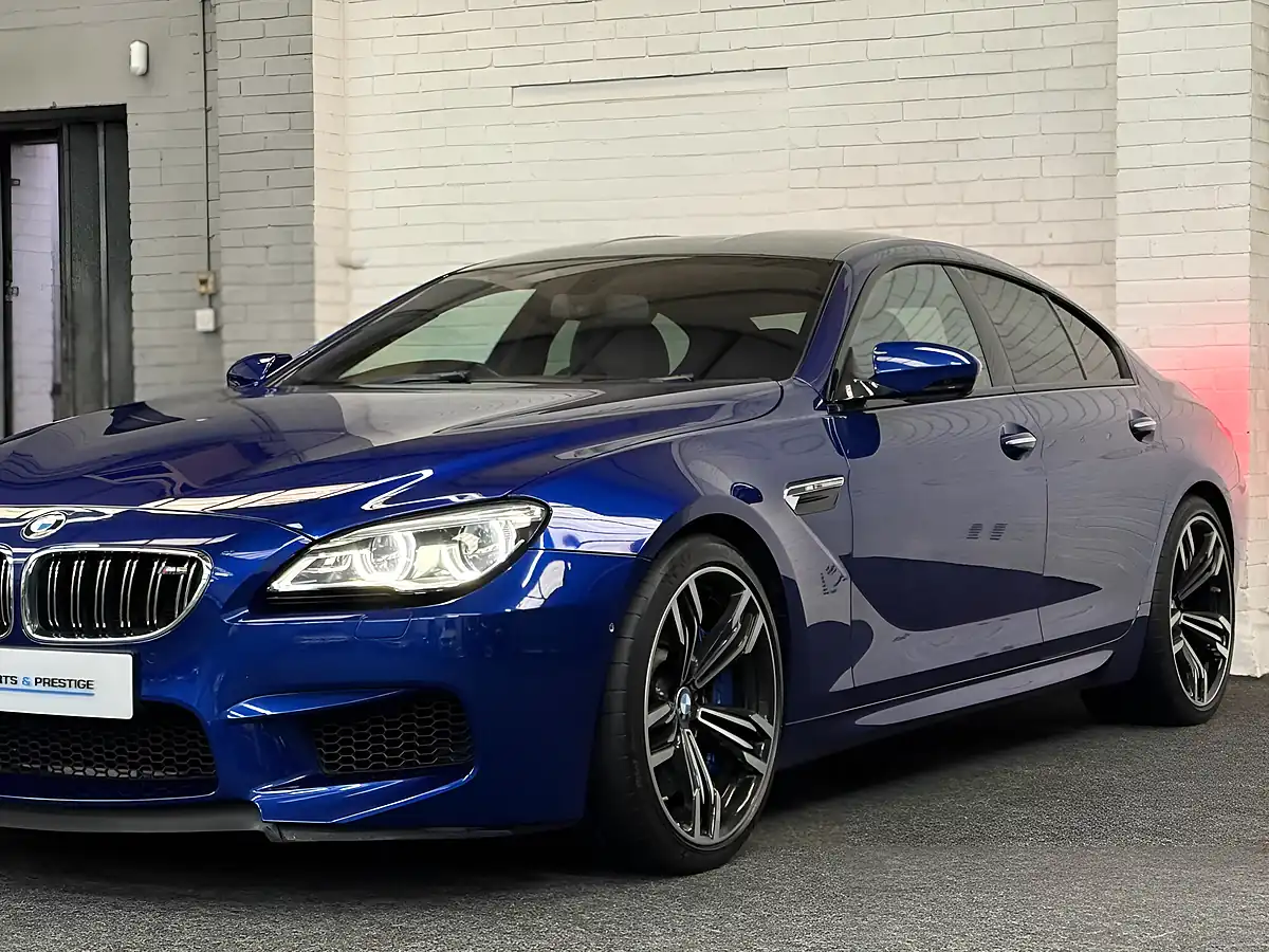 Used 2017 BMW M6 Gran Coupe Gran Coupe San Marino Blue - Interior and Exterior details 6