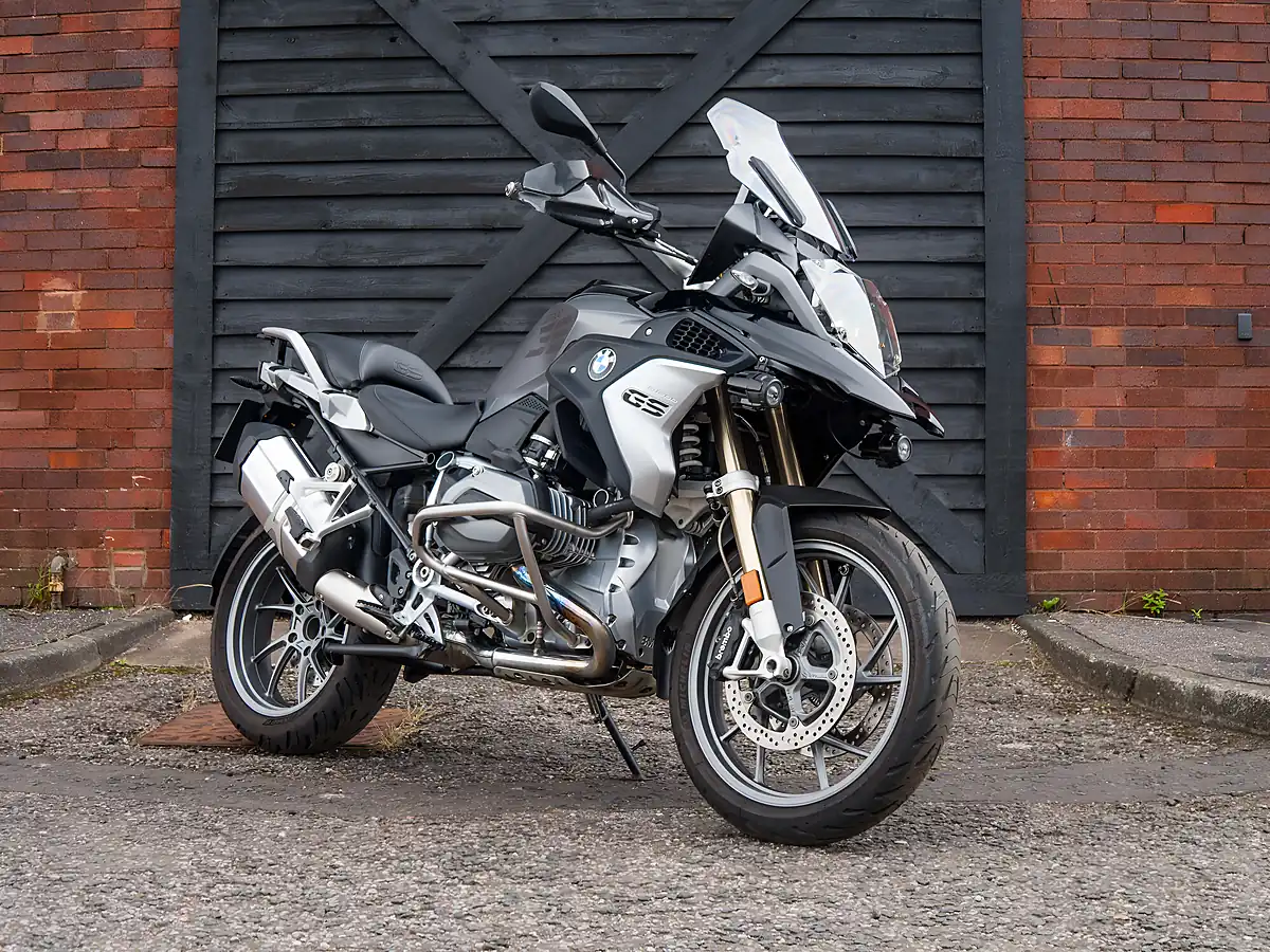 Used 2017 BMW Motorrad R 1200 Gs Black - Front View