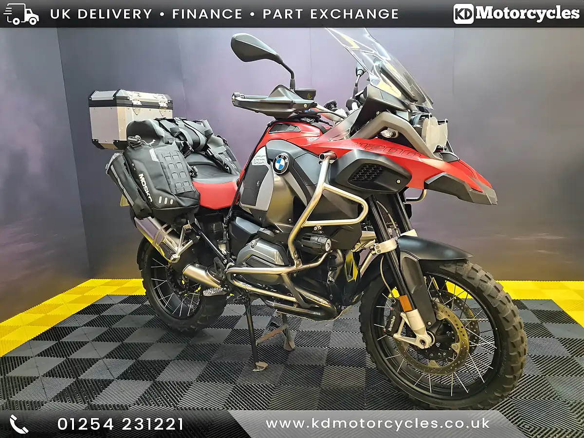 Used 2017 BMW R 1200 Gs Adventure Red - Front View