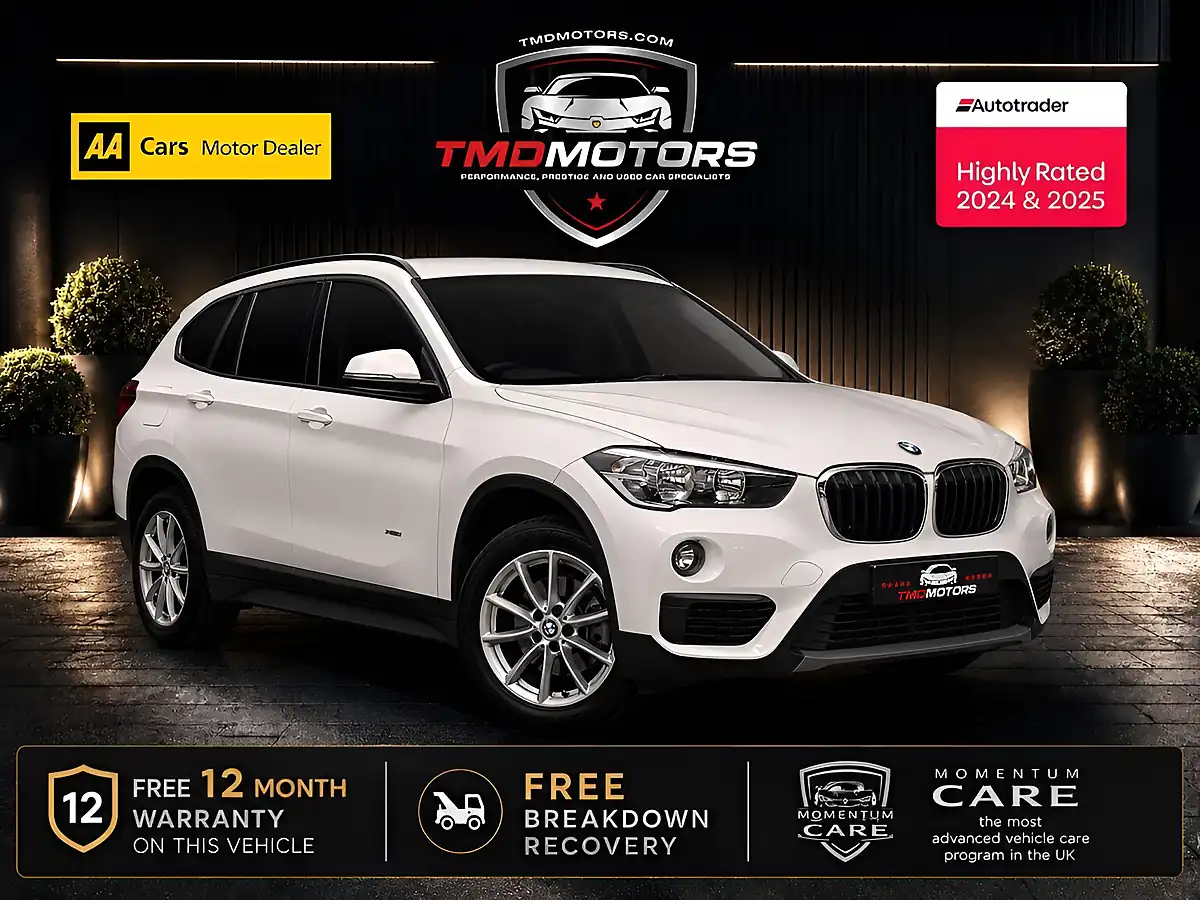 Used 2017 BMW X1 Se White - Front View