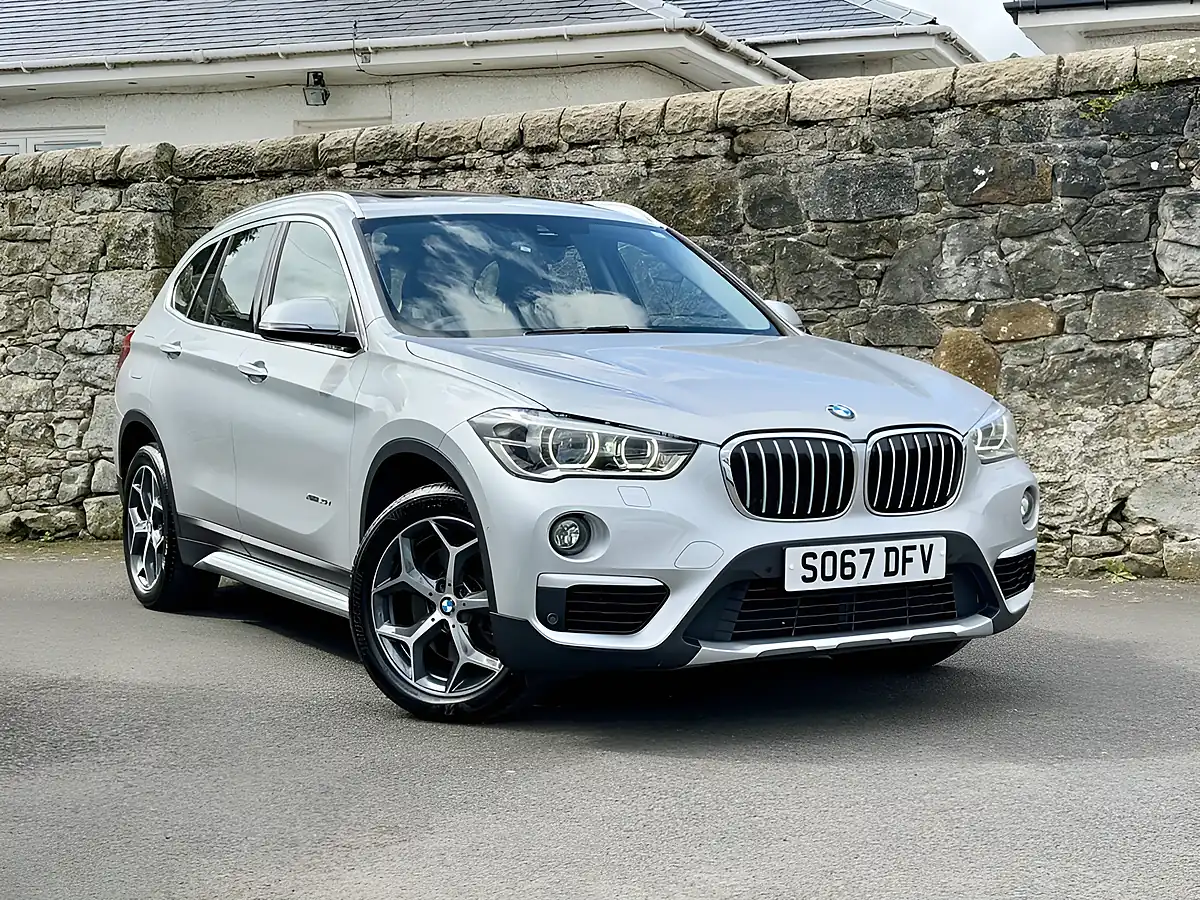 Used 2017 BMW X1 Xline Silver - Front View