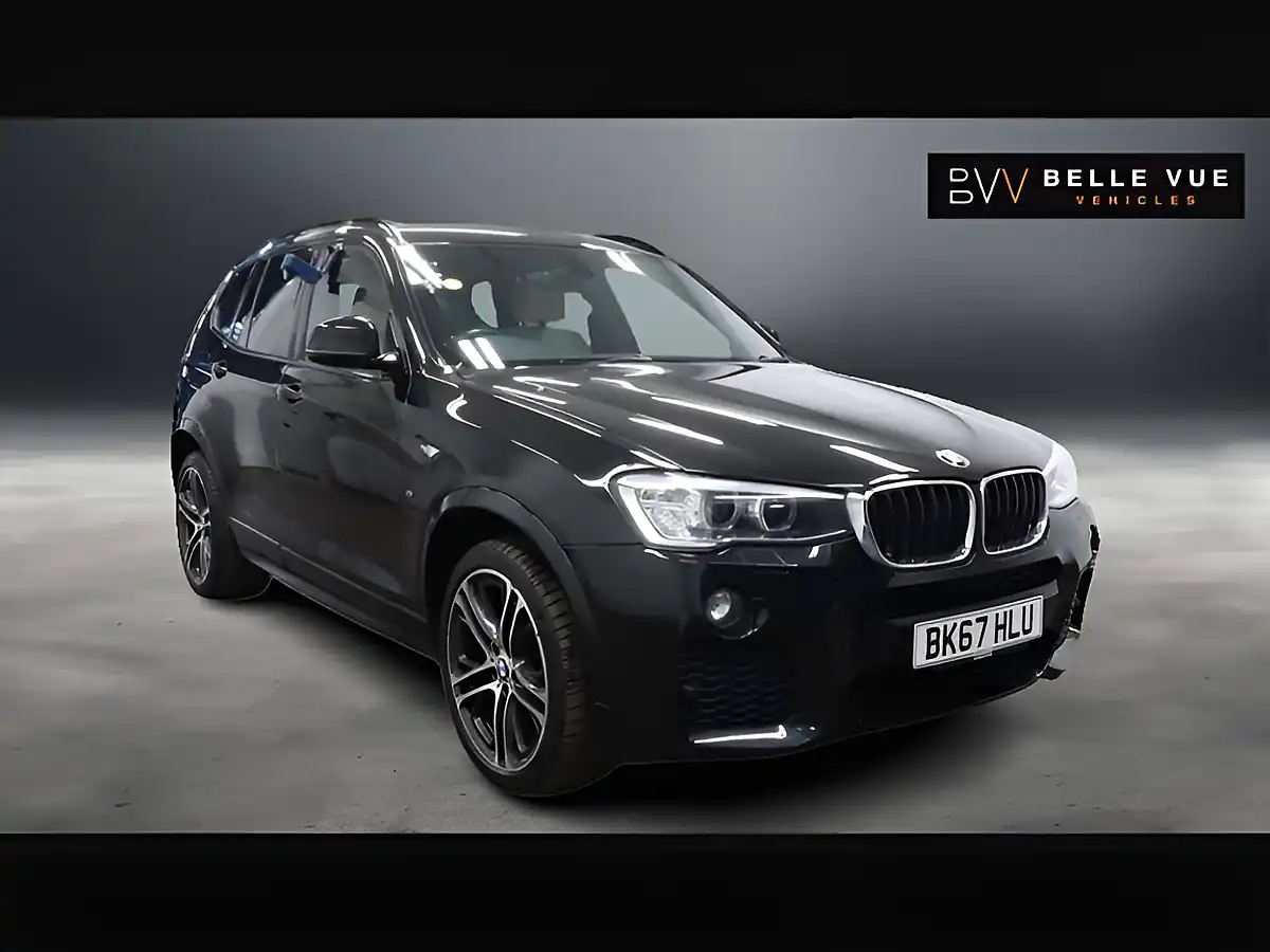 Used 2017 BMW X3 M Sport Black Sapphire - Front View