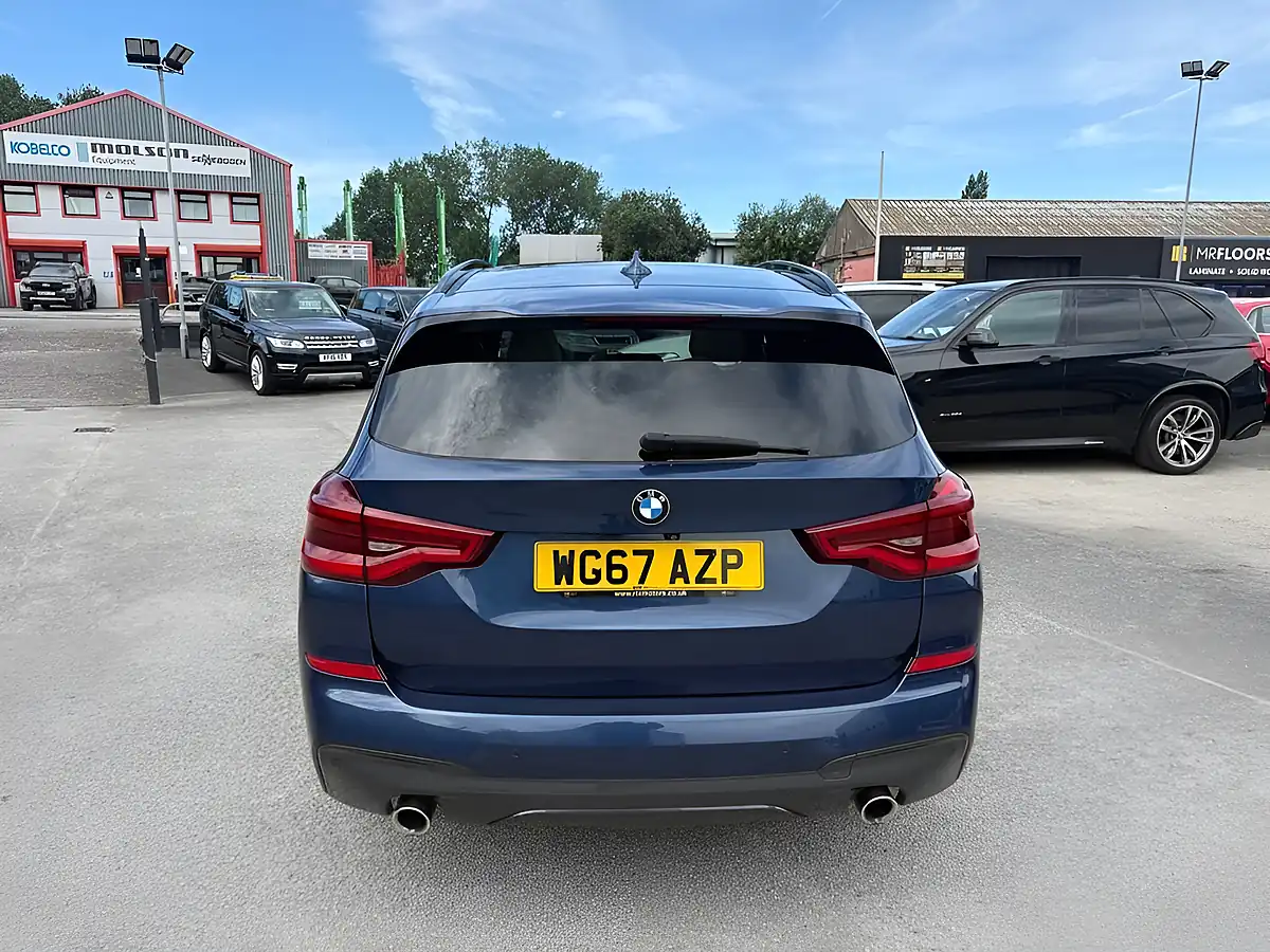 Used 2017 BMW X3 M Sport Blue - Interior and Exterior details 5