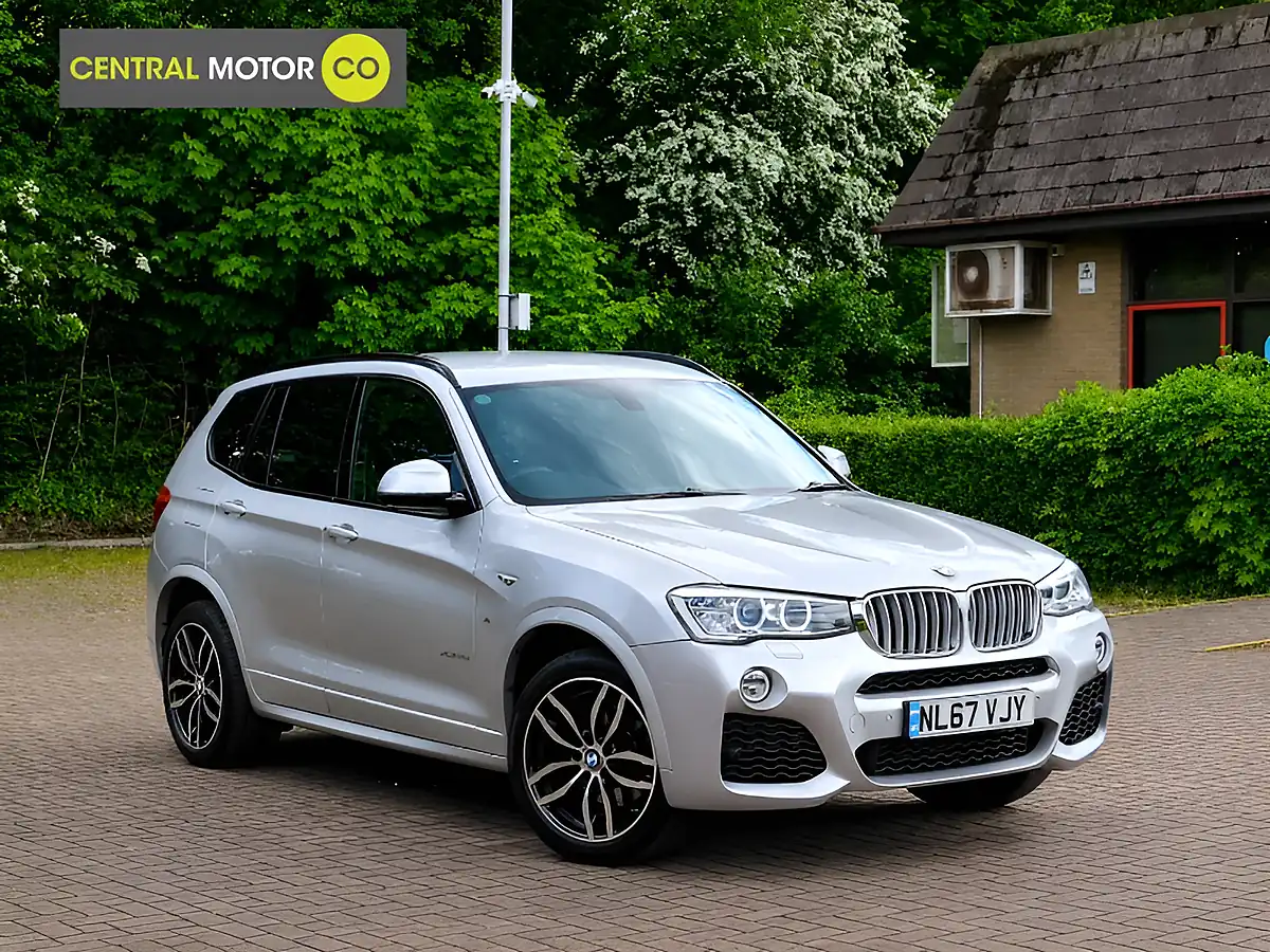 Used 2017 BMW X3 M Sport Silver - Front View