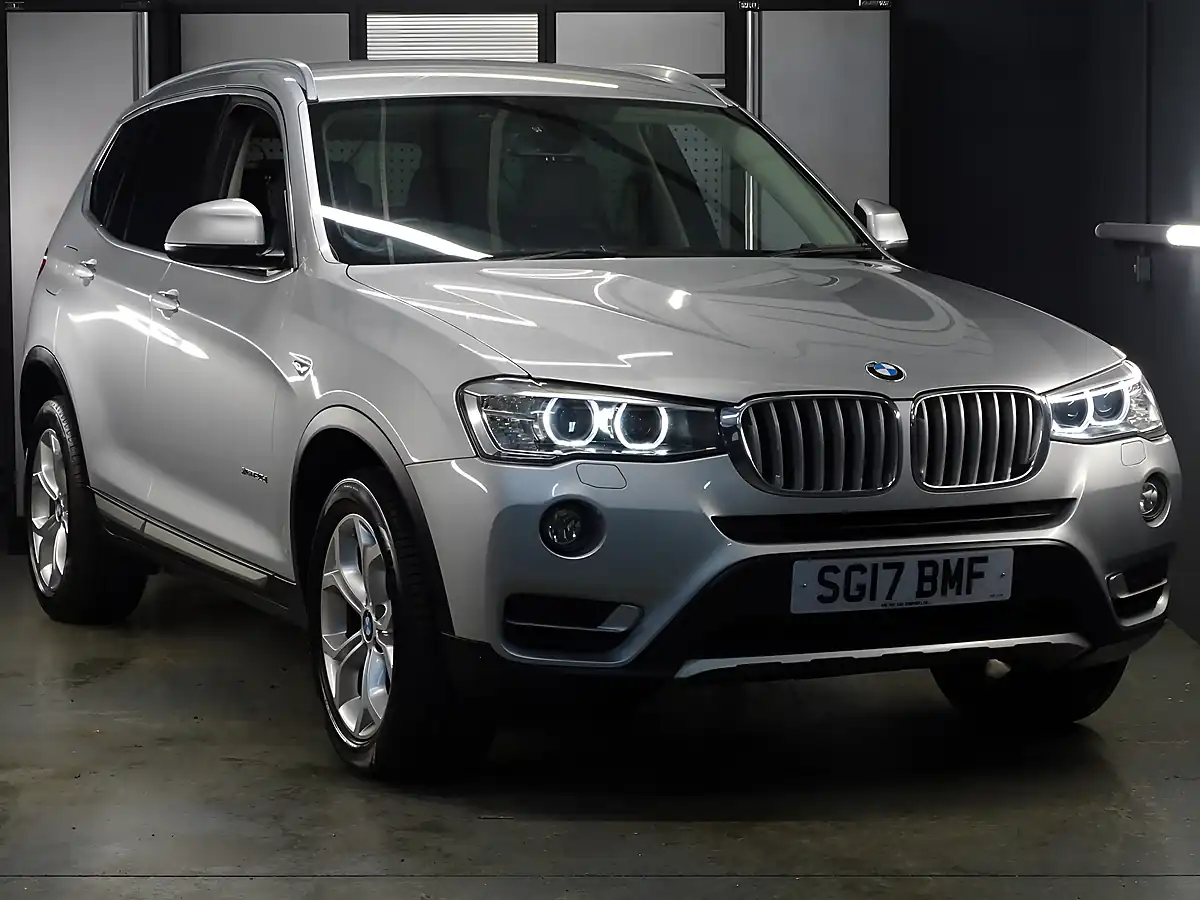 Used 2017 BMW X3 Xline Silver - Front View