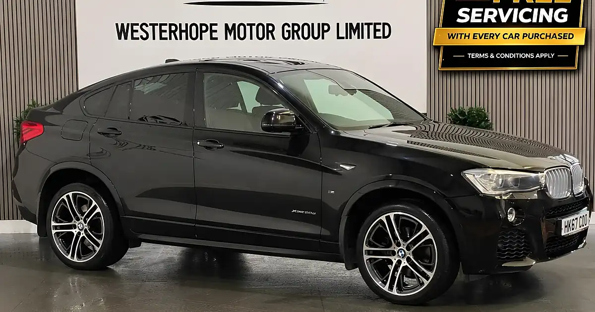 Used 2017 BMW X4 M Sport Black - Front View