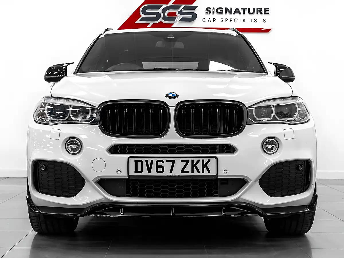 Used 2017 BMW X5 M Sport Alpine White - Interior and Exterior details 6