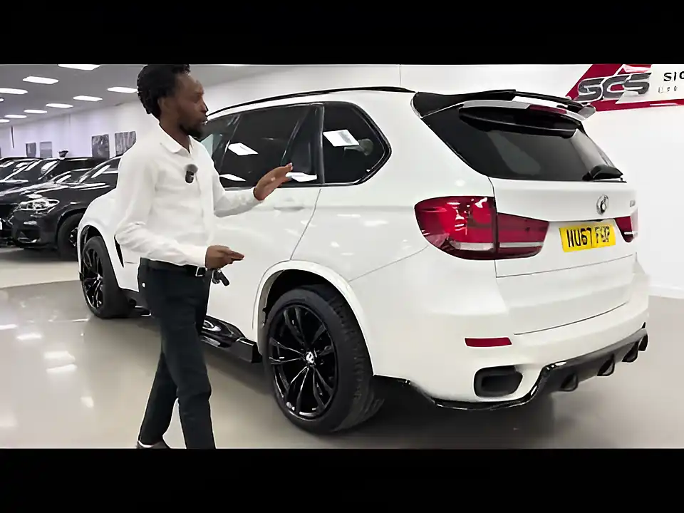 Used 2017 BMW X5 M Sport Mineral White - Interior and Exterior details 20