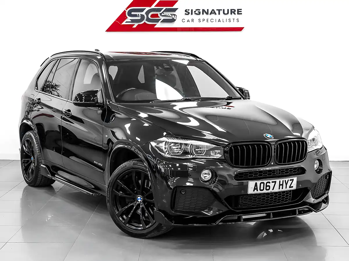 Used 2017 BMW X5 M Sport Sapphire Black - Interior and Exterior details 8