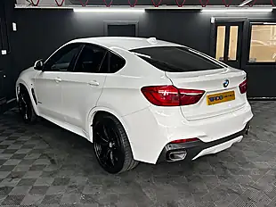 Used 2017 BMW X6 M Sport Alpine White - Interior and Exterior details 19