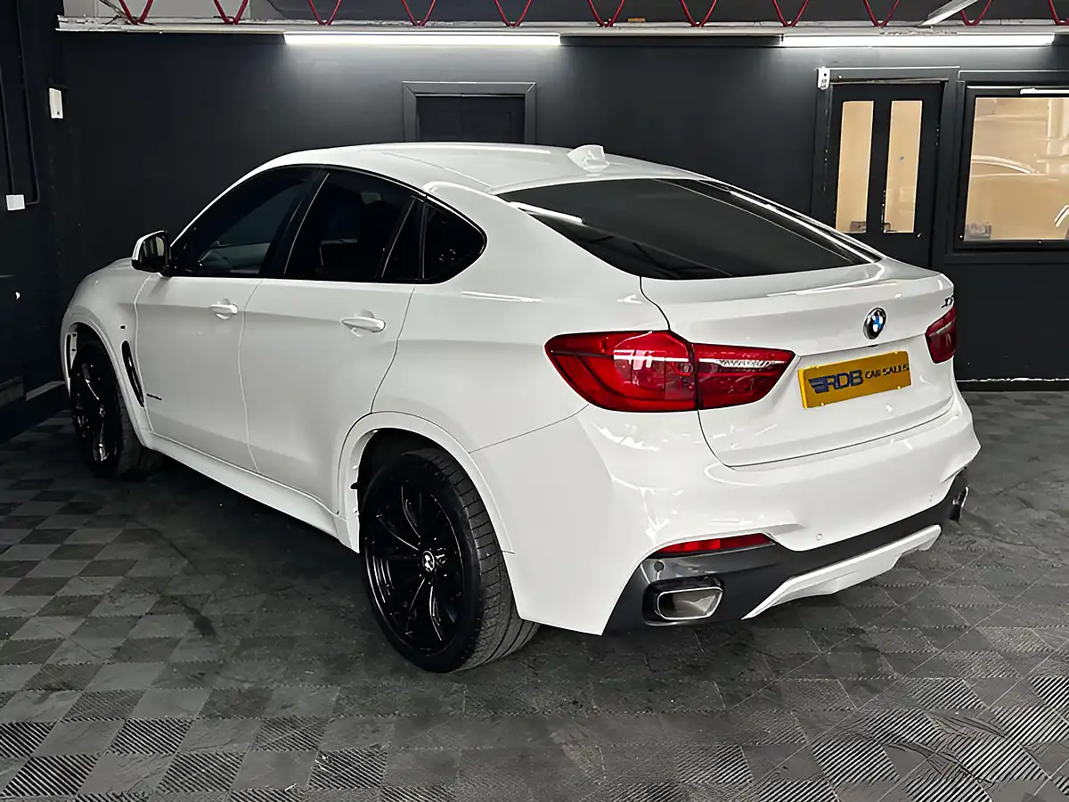 Used 2017 BMW X6 M Sport Alpine White - Interior and Exterior details 19