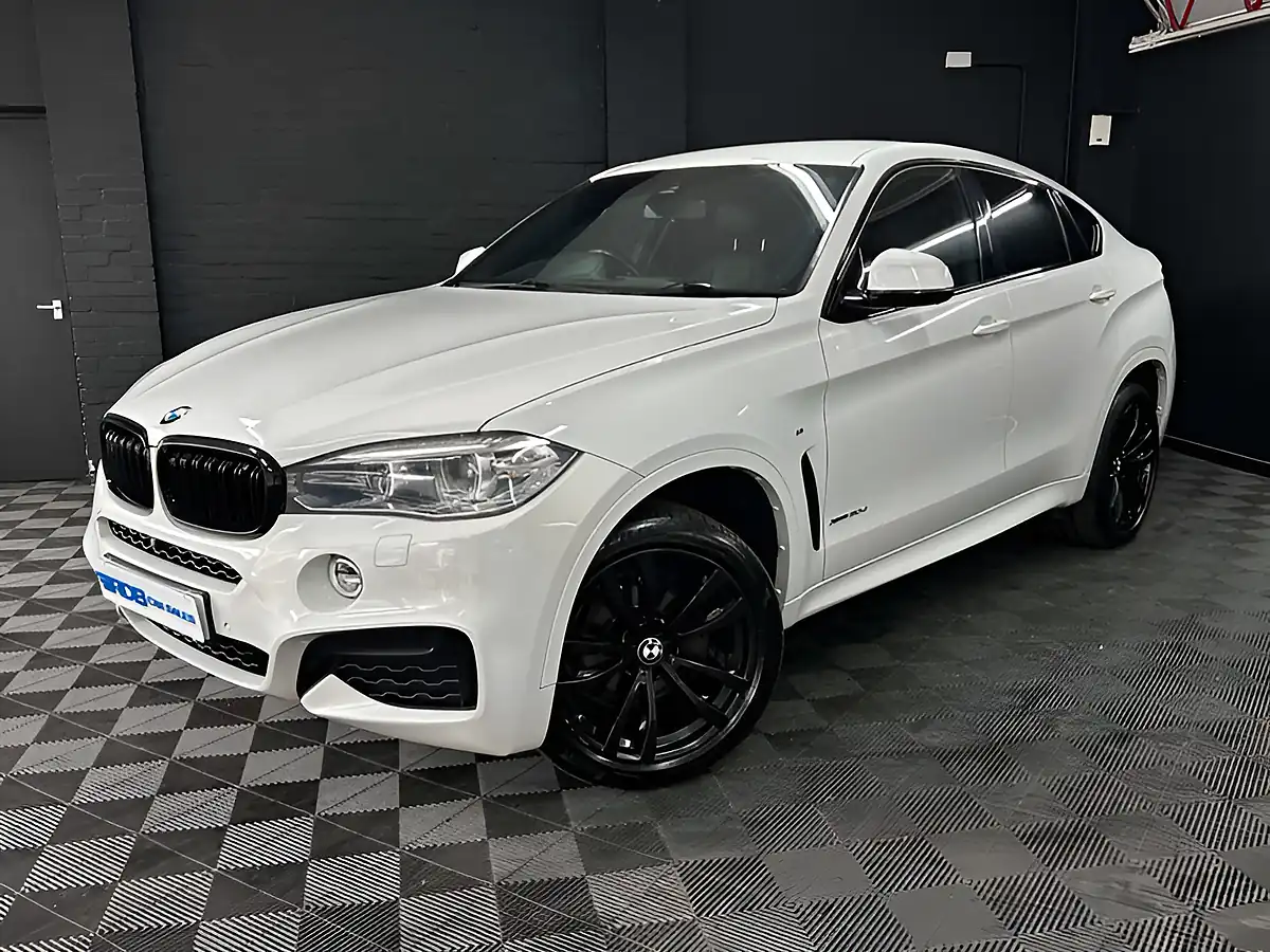 Used 2017 BMW X6 M Sport Alpine White - Interior and Exterior details 2