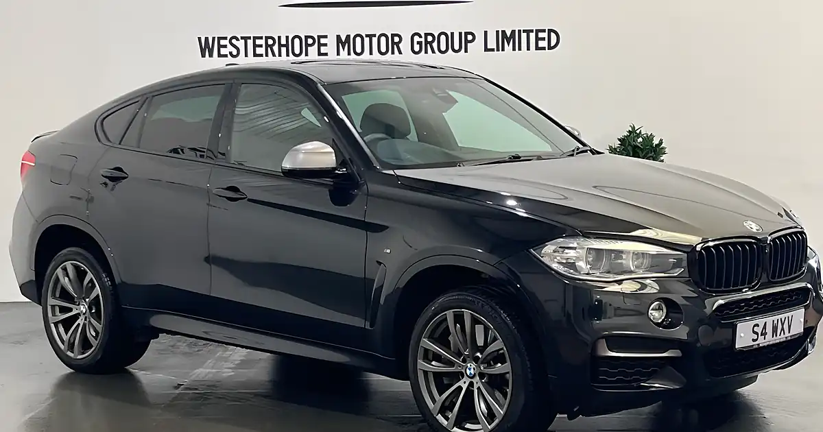 Used 2017 BMW X6 M Sport Plus Black - Front View