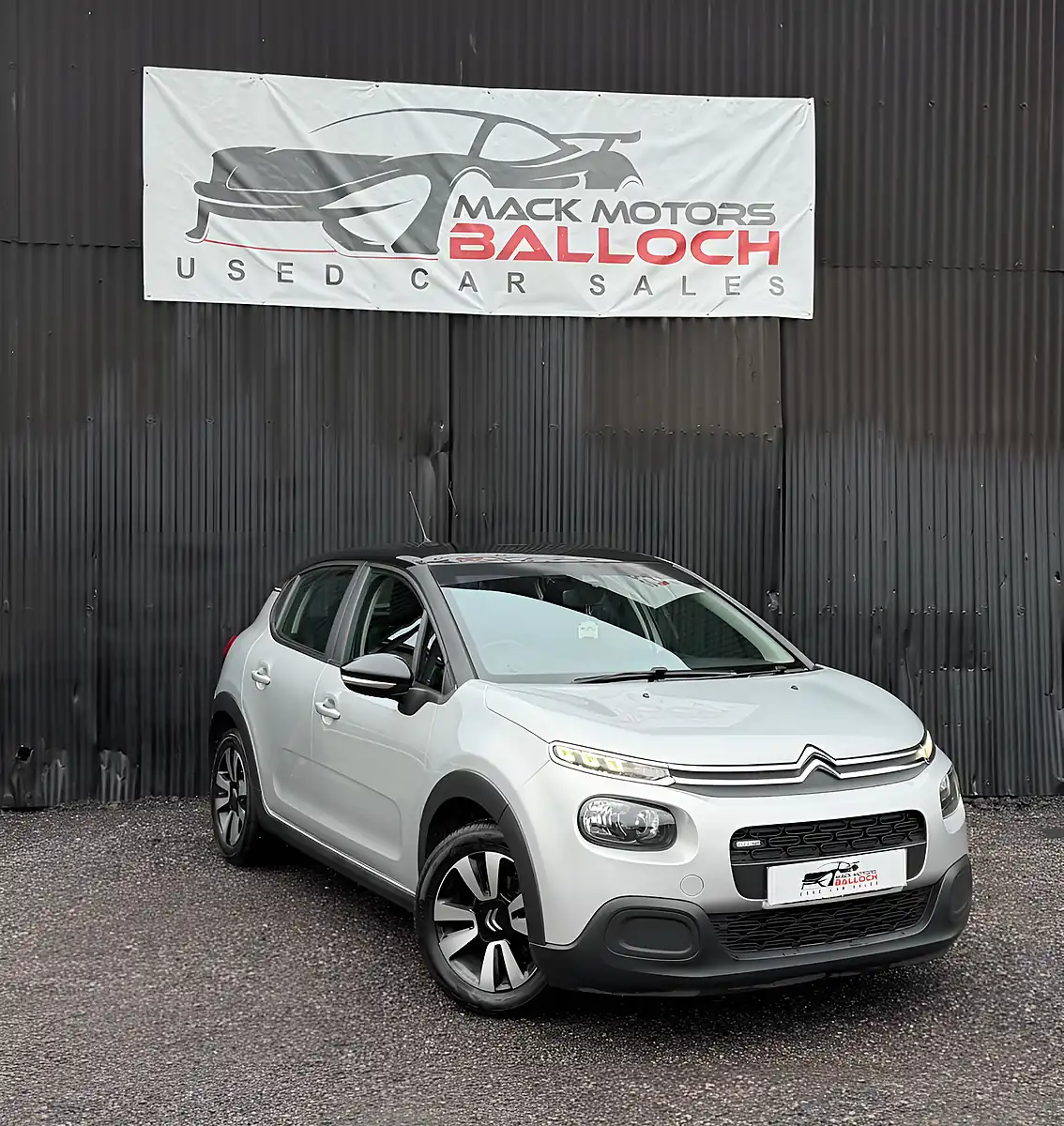 Used 2017 Citroen C3 Feel Silver - Front View