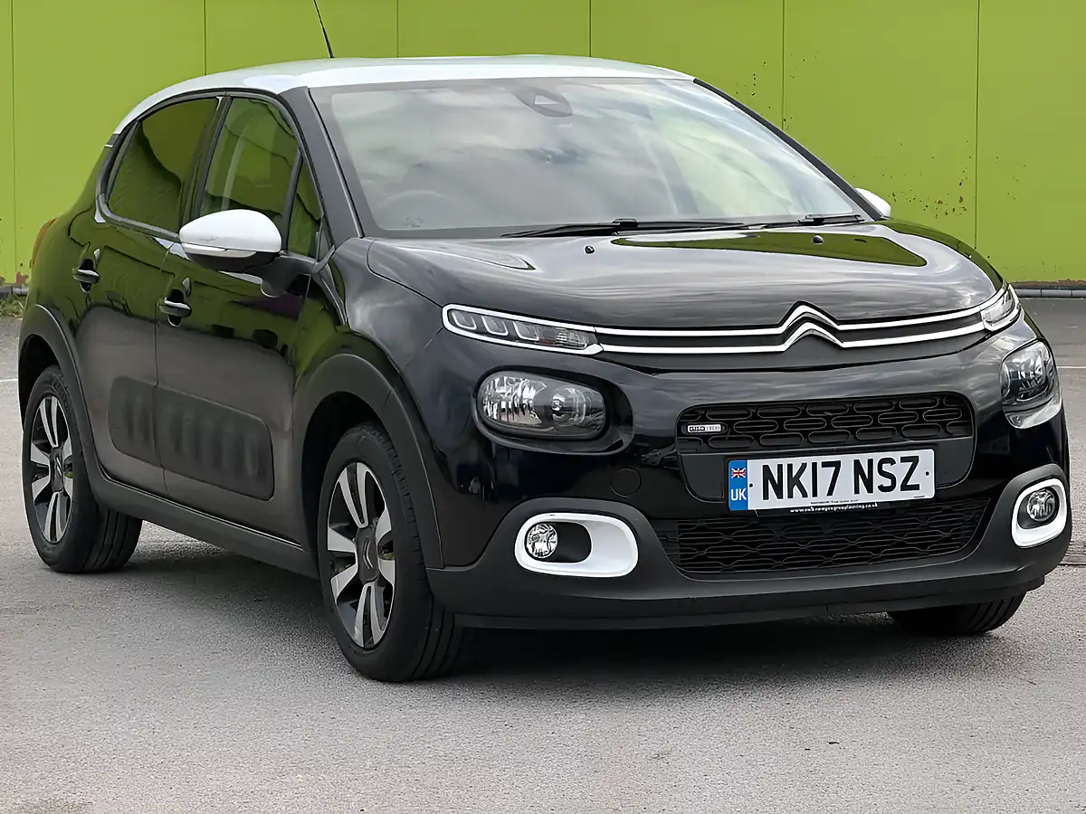Used 2017 Citroen C3 Flair Black - Front View