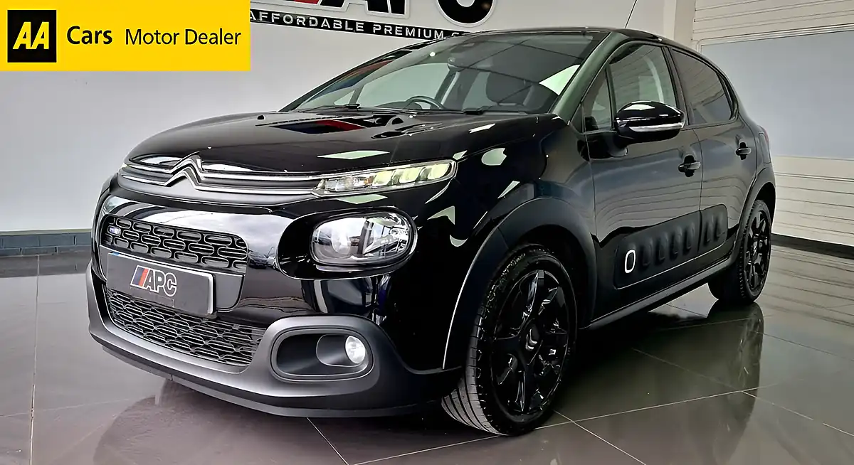 Used 2017 Citroen C3 Flair Black - Front View