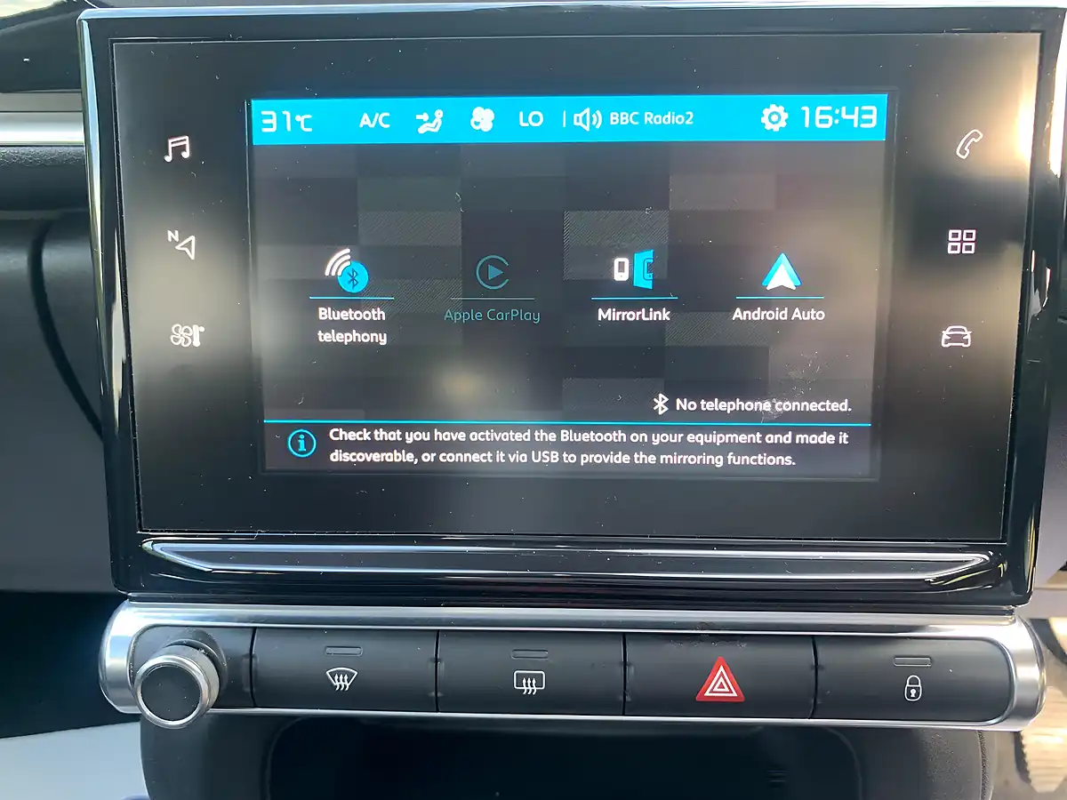 Used 2017 Citroen C3 Flair Blue - Interior and Exterior details 17