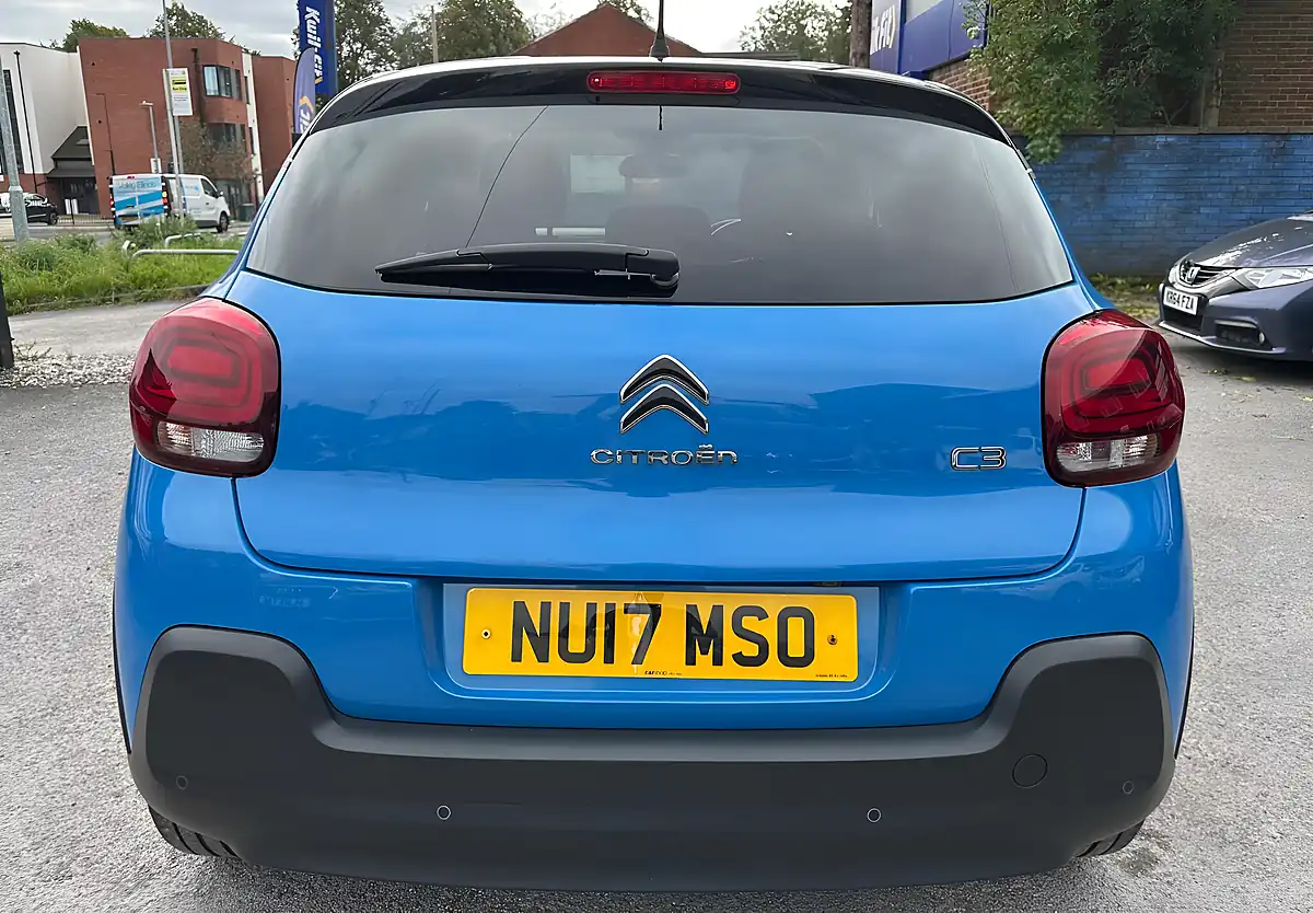 Used 2017 Citroen C3 Flair Blue - Interior and Exterior details 7