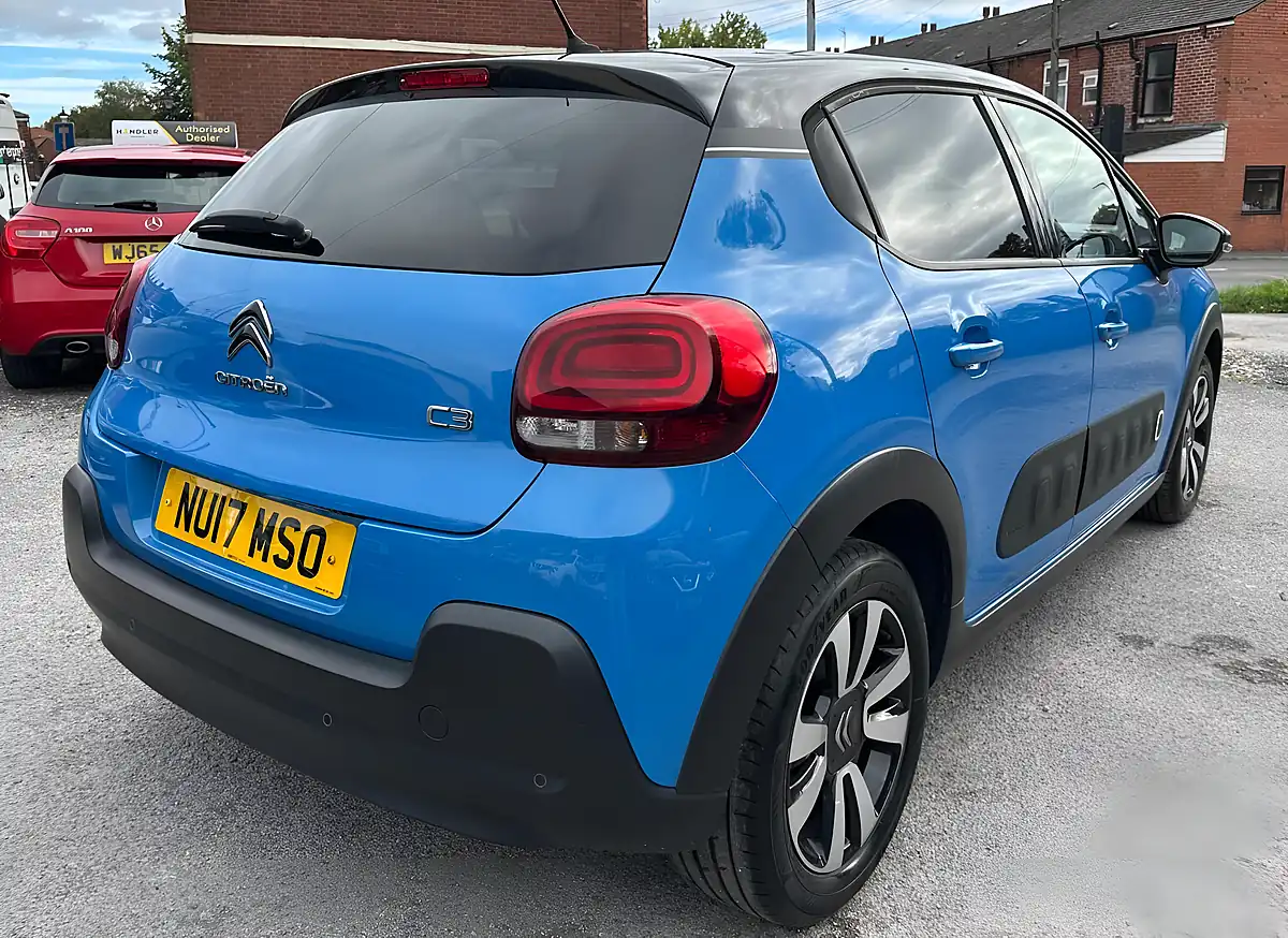 Used 2017 Citroen C3 Flair Blue - Interior and Exterior details 8
