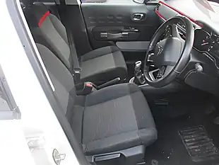 Used 2017 Citroen C3 White - Interior and Exterior details 8