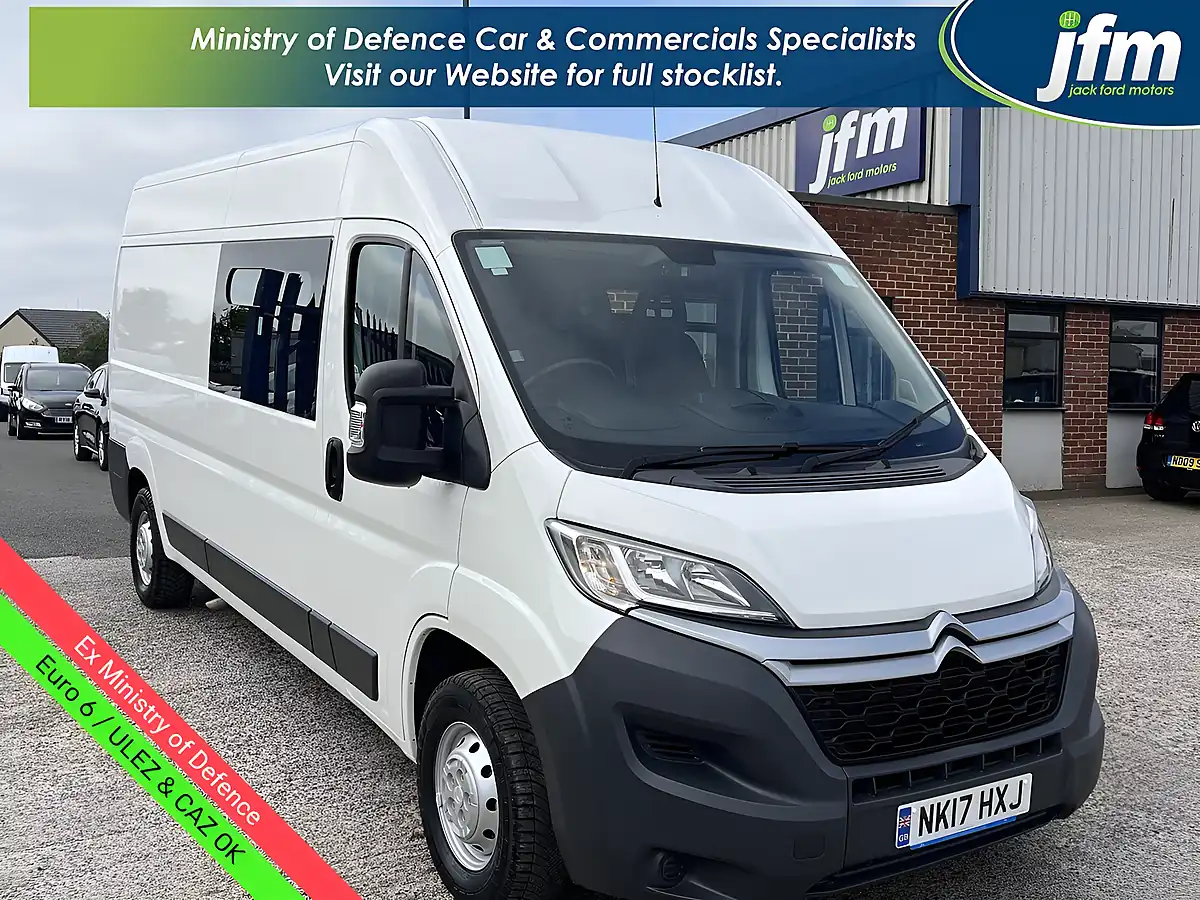 Used 2017 Citroen Relay 35 Enterprise Heavy L3H2 White - Front View