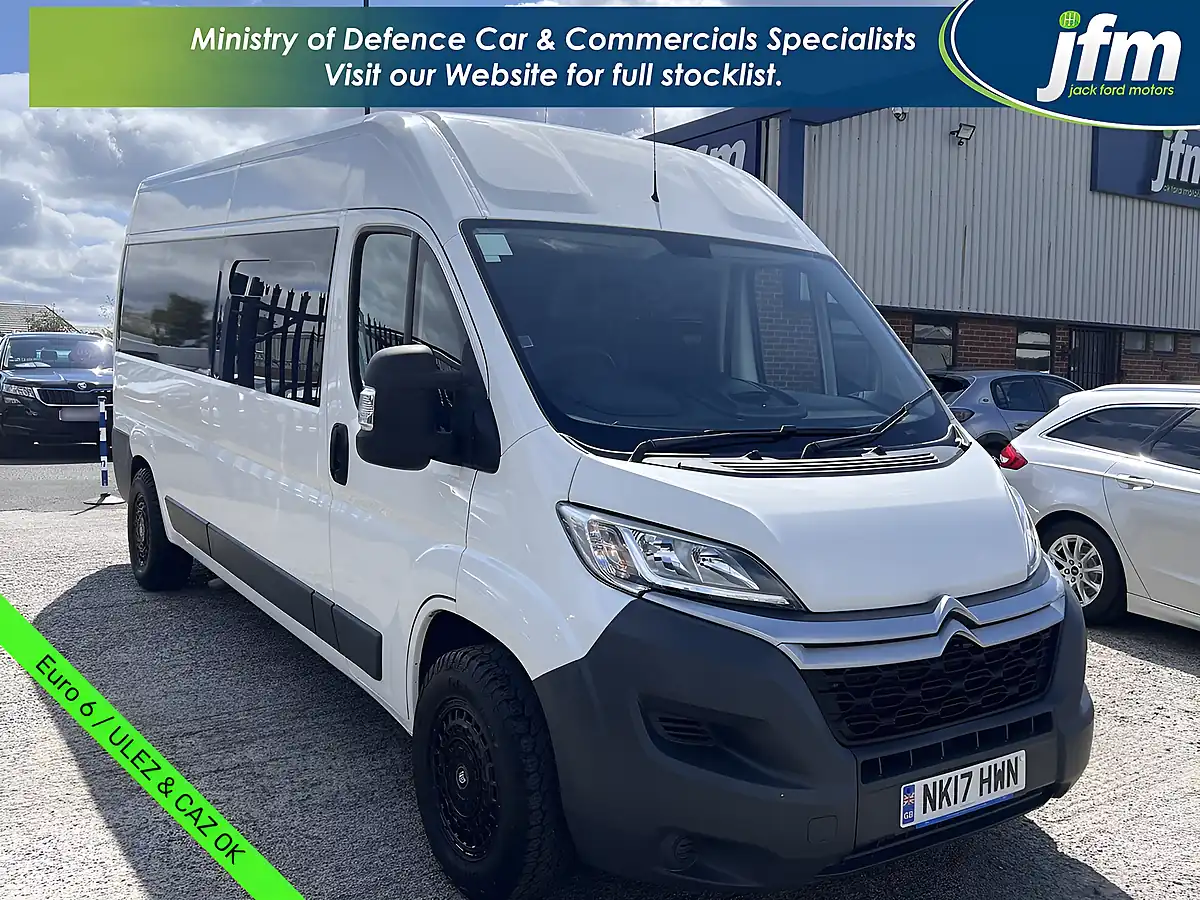 Used 2017 Citroen Relay 35 Heavy L3H2 Enterprise White - Front View