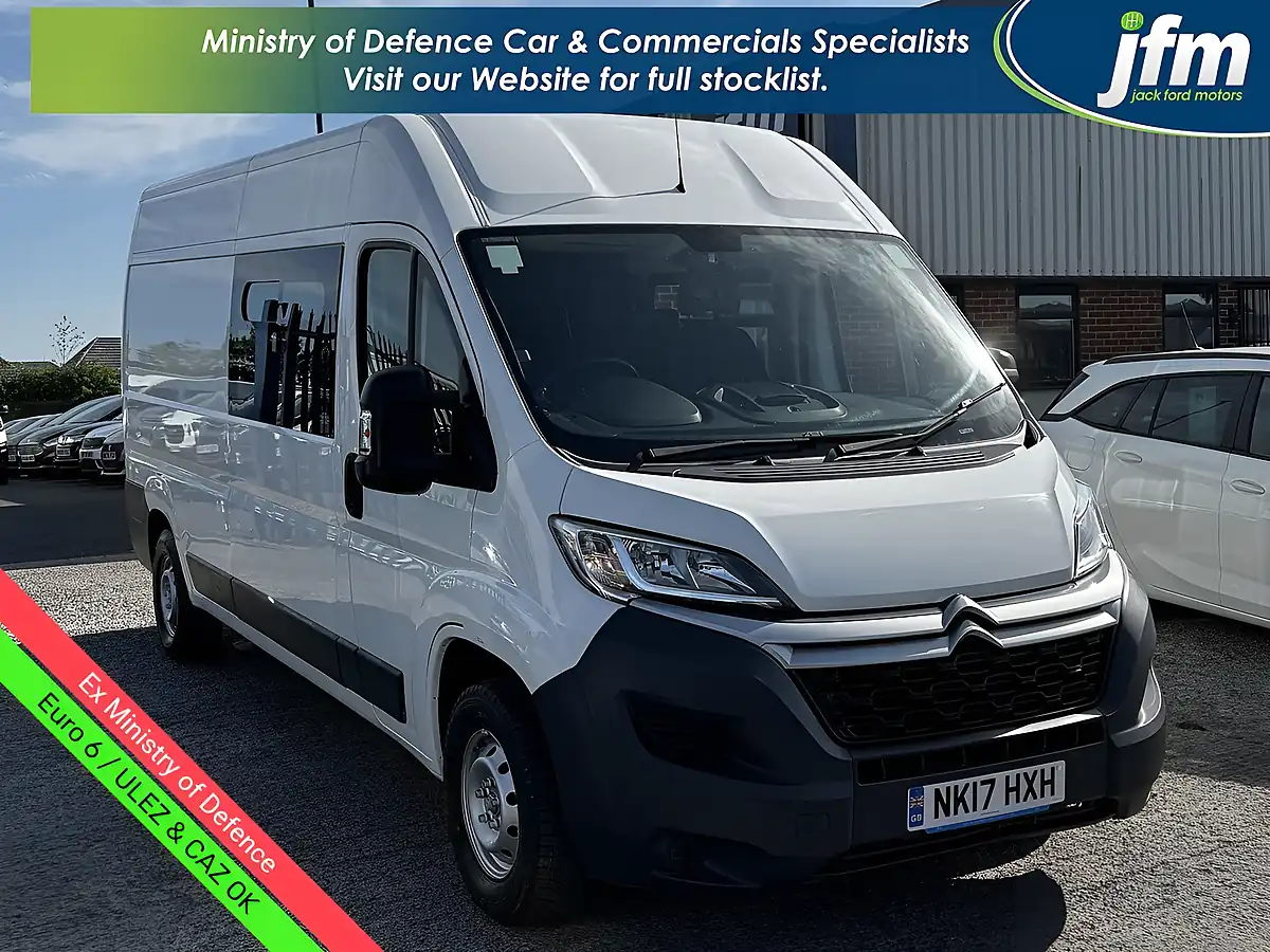 Used 2017 Citroen Relay Enterprise Heavy L3H2 White - Front View