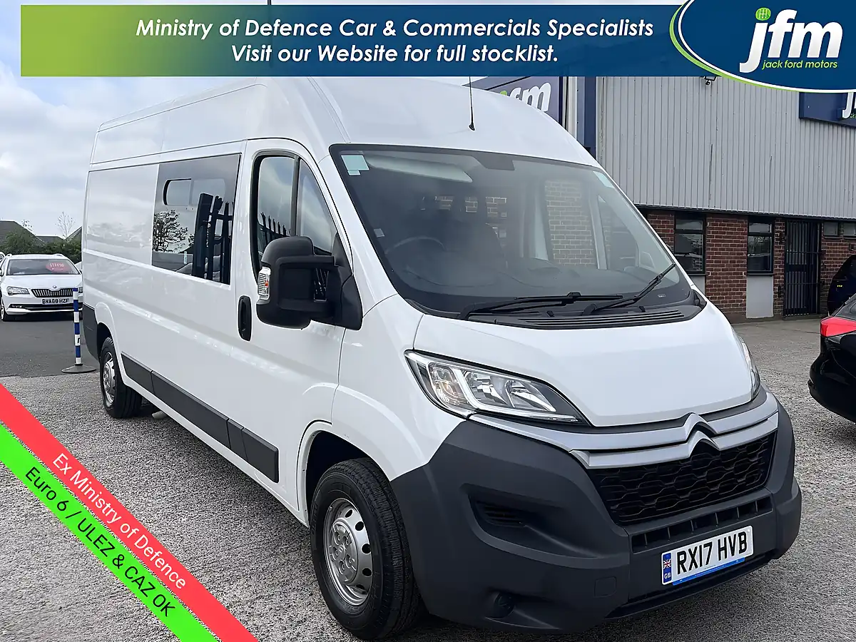 Used 2017 Citroen Relay Enterprise Heavy Lwb H2 White - Front View