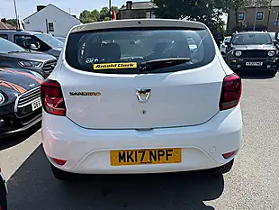 Used 2017 Dacia Sandero Ambiance White - Interior and Exterior details 5
